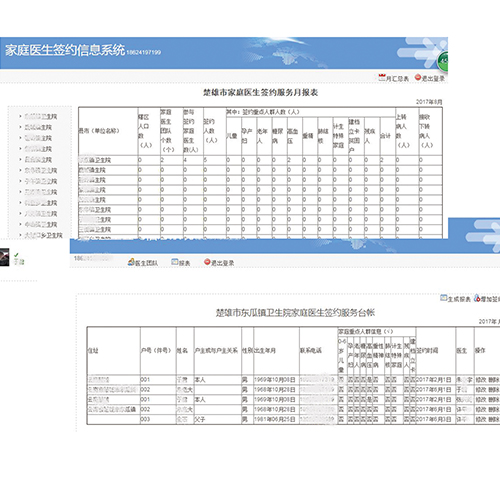 家庭醫(yī)生簽約信息服務(wù)平臺